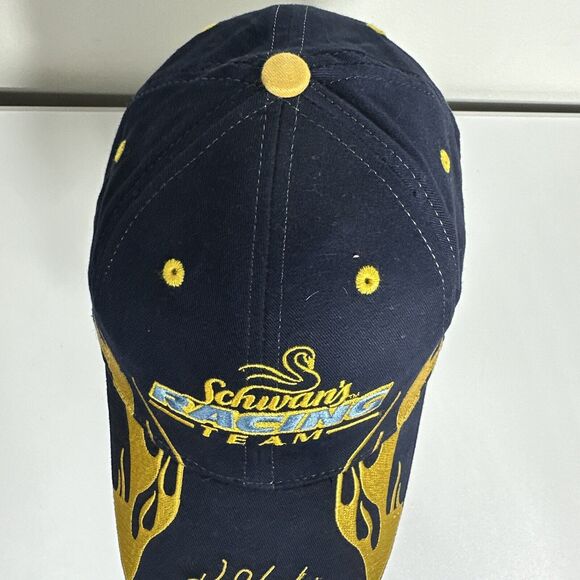 Schwans Racing Team #49 Ken Schrader Adjustable Baseball Cap Hat First Edition - Picture 8 of 13